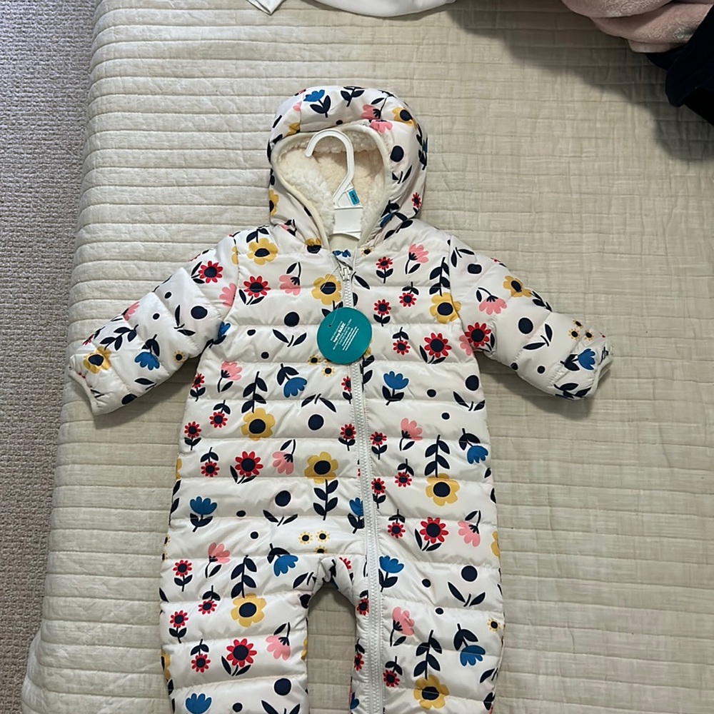 One Piece Flower Jacket for Baby Girl
